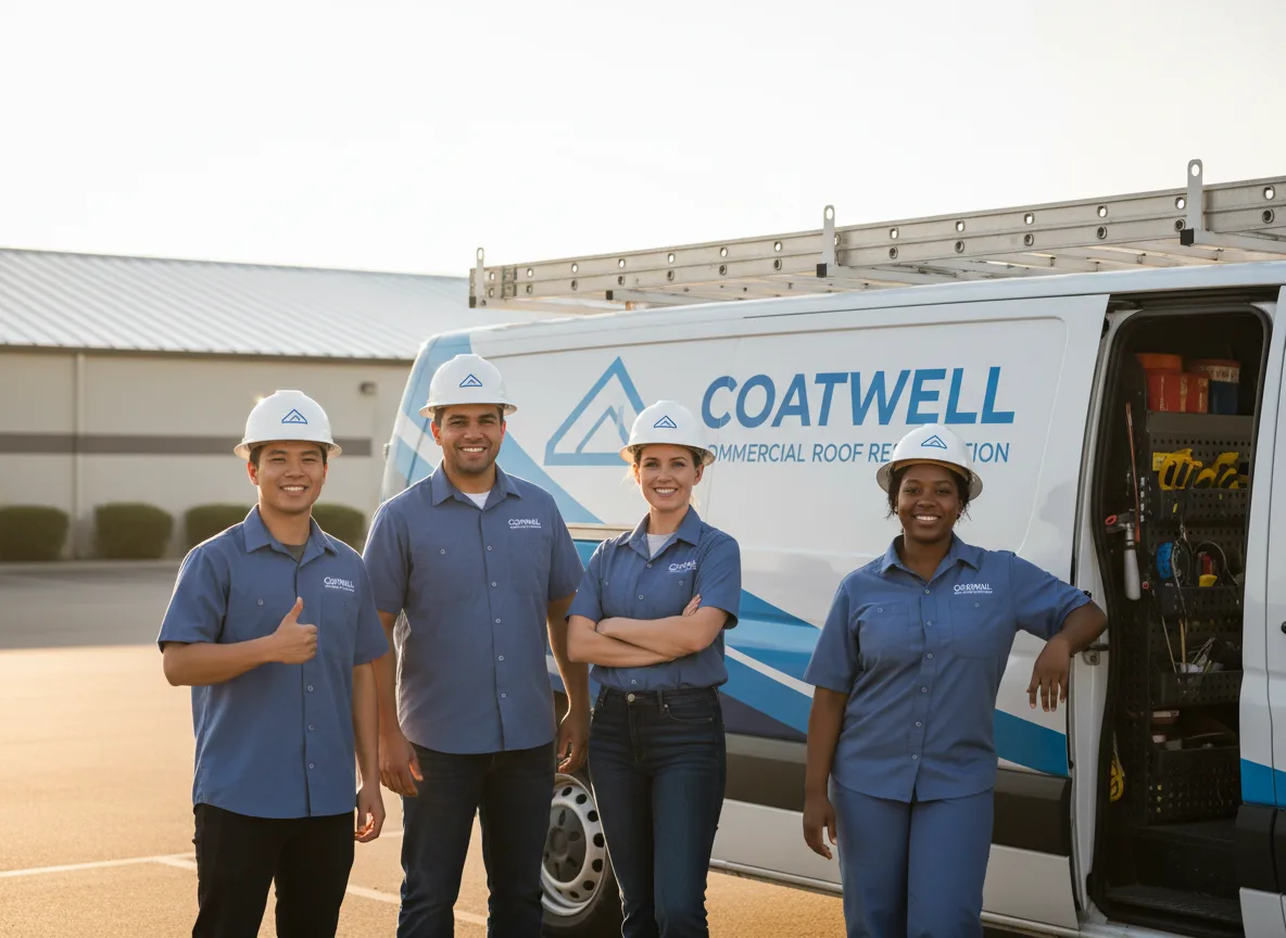 Commercial roof coating company in Springs, PA